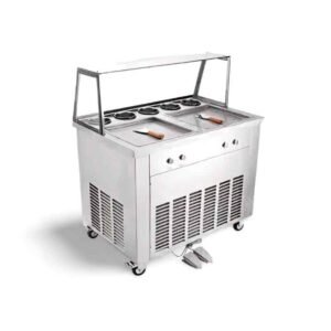 Stir Fried/rolled ice cream machine (double)