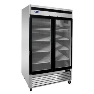 Atosa Freezer Merchandiser, 2 Section, Bottom Mount – MCF8703ES