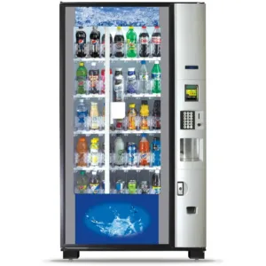 Dixie Narco 3800-4 BevMax 4 Glass Front Beverage Vending Machine (Refurbished)