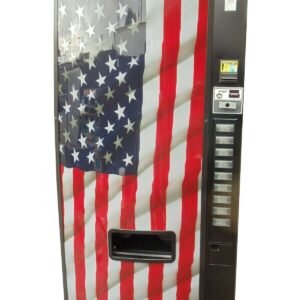 Dixie Narco 501E Beverage Vending Machine American Flag (Refurbished)