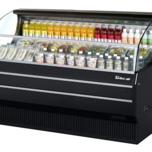 Turbo Air Open Display Refrigerated Merchandiser – TOM-75SW(B)-N